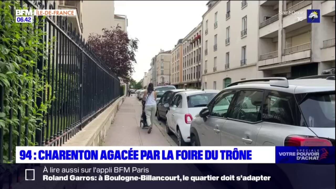 Les habitants de CharentonlePont agacés par la Foire du Trône