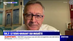 Pr Antoine Flahault: "On peut penser que le sous-variant BA.2 d'Omicron, qui semble extrêmement contagieux, risque de prendre le dessus aussi en France"