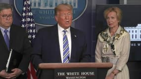  Donald Trump estime que la chloroquine pourrait être "un don du ciel"