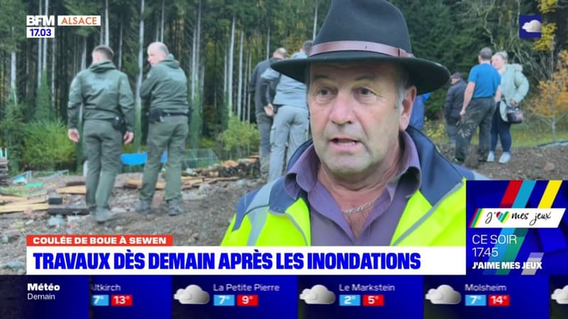 Intempéries en Alsace: une digue inquiète à Sewen, des travaux nécessaires pour la sécuriser
