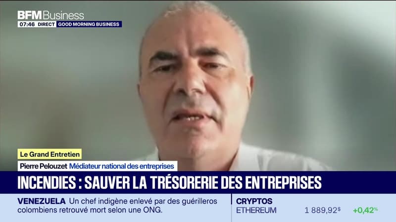 Le Grand entretien : Incendies, sauver la trésorerie des entreprises - 12/08
