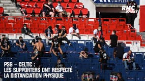 PSG – Celtic : Les supporters ont respecté la distanciation physique