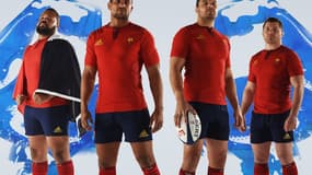 Mathieu Bastareaud, Wesley Fofana, Damien Chouly et Benjamin Kayser