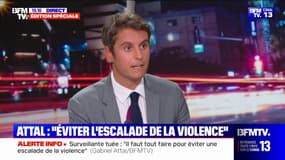 Surveillante tuée à Nogent: "Il faut éviter l'escalade de la violence, dès les premiers faits", affirme Gabriel Attal