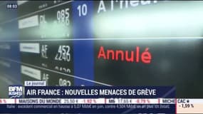Air France : nouvelles menaces de grève