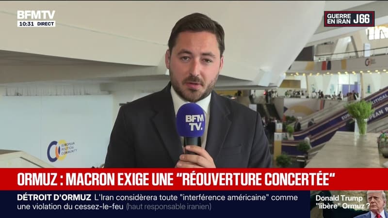 Détroit d'Ormuz: Emmanuel Macron exige "une réouverture concertée entre l'Iran et les États-Unis"