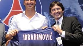 Ibrahimovic et Leonardo en 2012
