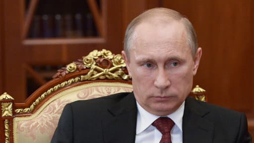 Vladimir Poutine, le 20 juin, au Kremlin, à Moscou.