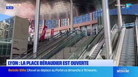 Lyon Part-Dieu: la place Béraudier enfin ouverte après six ans de travaux