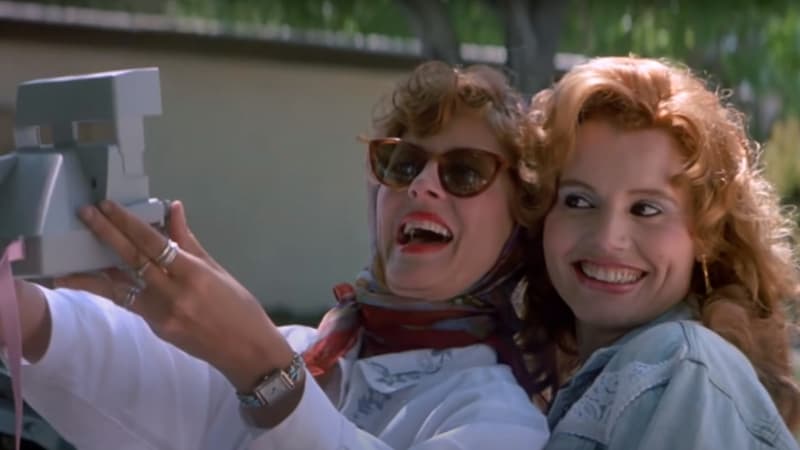 Susan Sarandon et Geena Davis dans "Thelma et Louise"