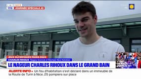 JO Paris 2024: le nageur Charles Rihoux dans le grand bain