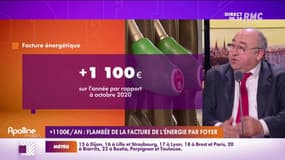  L'augmentation de la facture énergétique par foyer est de 1 100 euros