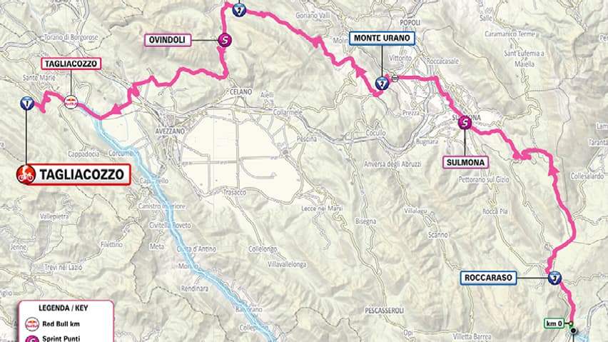 Le parcours de la 7e étape du Giro 2025 Le parcours de la 7e étape du Giro 2025
