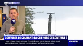 Coupures de courant: selon Sébastien Menesplier (CGT), "il y aura des nouvelles actions de ce type" dès mercredi