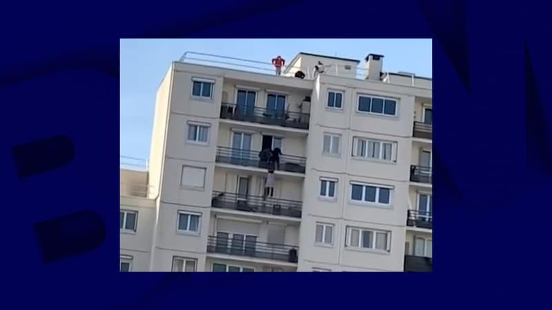 Hauts-de-Seine: un homme de 91 ans sauve sa femme de ménage suspendue dans le vide