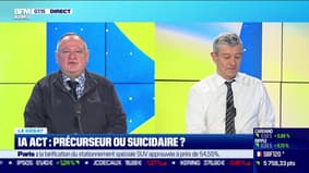 Nicolas Doze face à Jean-Marc Daniel : IA Act, précurseur ou suicidaire ? - 05/02