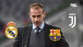 Super League : Ceferin veut exclure le Real, le Barça et la Juve de la Ligue des champions