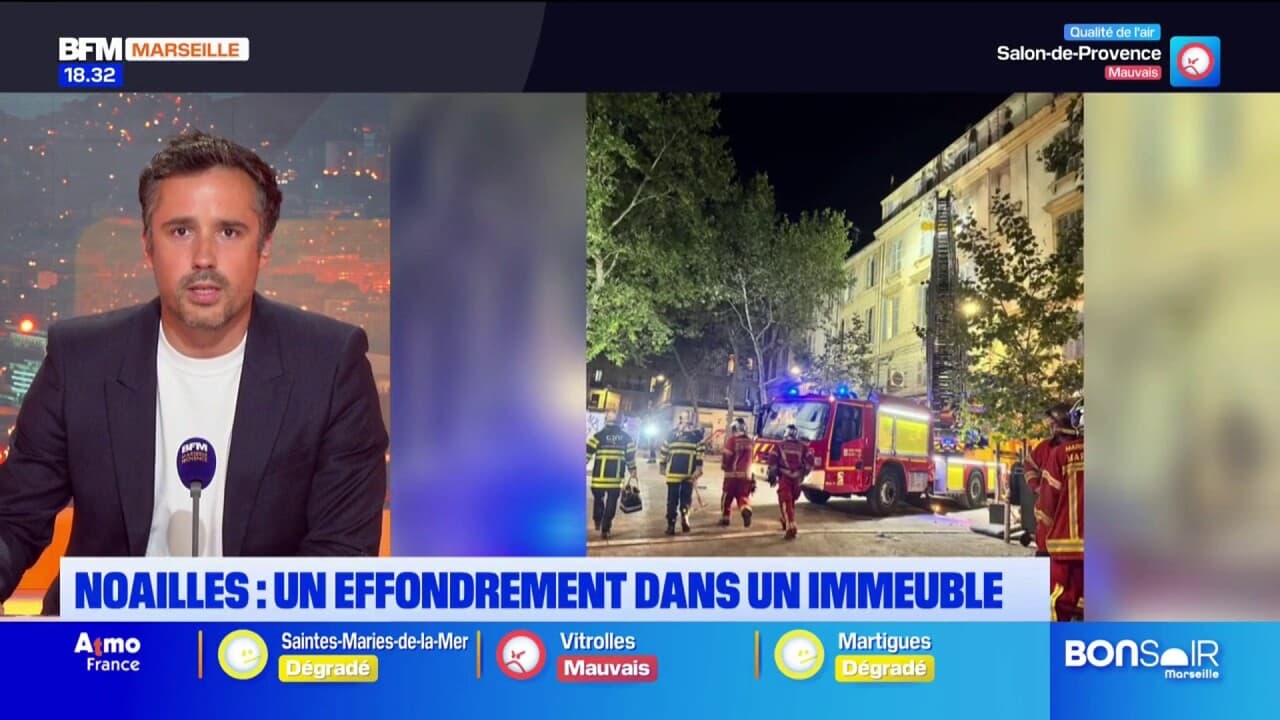 Noailles : un effondrement dans un immeuble hier soir