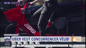 Uber lance son concurrent du Vélib' à Paris