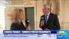 Bruno Le Maire est en direct à Choose France sur BFM Business 