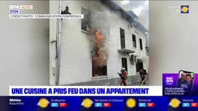 Barcelonnette: une cuisine a pris feu dans un appartement