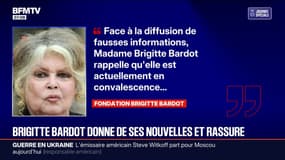 Brigitte Bardot, "en convalescence", veut "rassurer" sur son état de santé mais demande de "respecter son intimité"