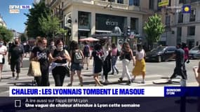 Chaleur : les Lyonnais tombent le masque 