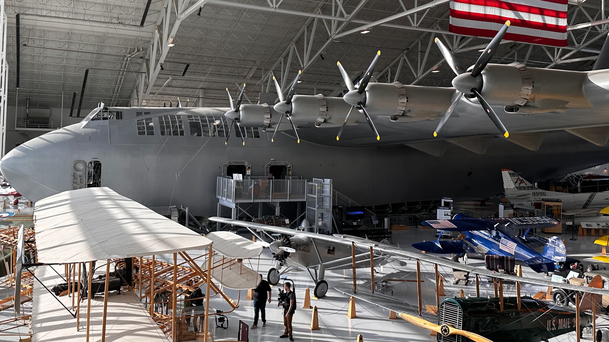 Le Spruce Goose d'Howard Hughes au musée de l'aviation et de l'espace d'Evergreen à Mcminnville (Oregon)