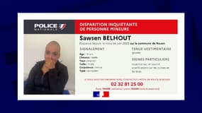 L'appel à témoins diffusé par la police de la Seine-Maritime le 11 juillet 2025