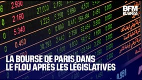 La Bourse de Paris dans le flou après les législatives  