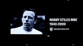 Un hommage rendu à Nobby Stiles.