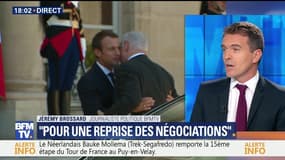 Conflit israélo-palestinien: Emmanuel Macron appelle à une "reprise des négociations"