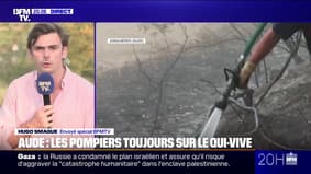 Feu fixé dans l'Aude: 1.400 pompiers restent mobilisés