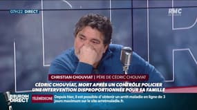 Les larmes du père de Cédric C., mort après un contrôle routier à Paris