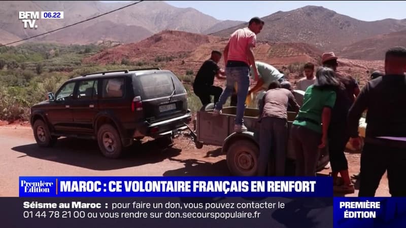 Au Maroc, Ali, ce volontaire français, vient en aide aux populations sinistrées après le séisme