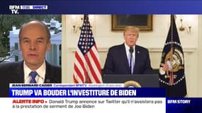 Donald Trump annonce qu'il n'assistera pas à l'investiture de Joe Biden