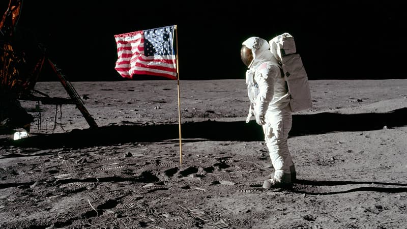La mission Apollo 11, en 1969.