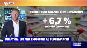 Inflation : les prix explosent au supermarché - 30/07