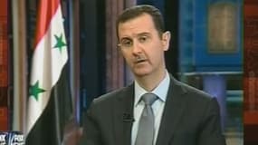 Le président syrien Bachar al-Assad, mercredi sur Fox News.