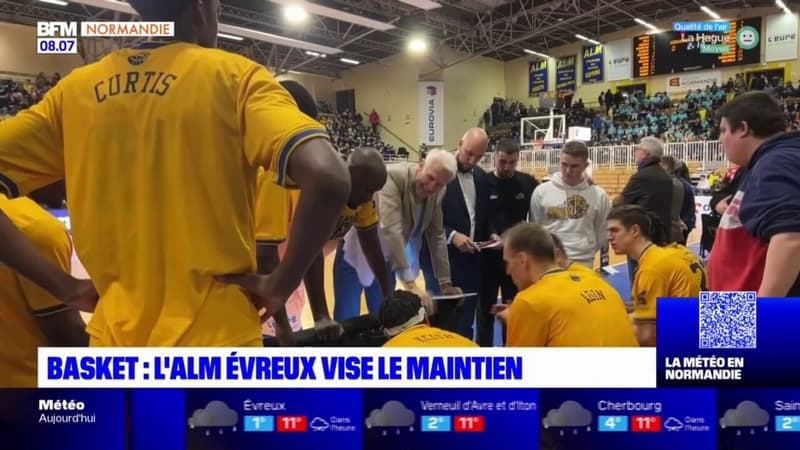 Basket: l'ALM Évreux vise le maintien