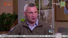 Vitali Klitshko, maire de Kiev, le 6 novembre 2022 à la télévision ukrainienne ICTV