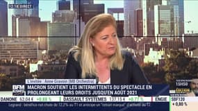 Secteur des arts et spectacles: "si le chômage partiel s'arrête à partir du 1er juin, nous serons dans une situation inextricable", pour Anne Gravoin