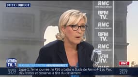 Marine Le Pen: "Il faut dire les choses et dire que cet antisémitisme est proféré par le fondamentalisme islamiste. Il est en train de prendre des quartiers entiers, peut-êre même des villes."