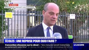 Jean-Michel Blanquer: le personnel scolaire "peut être fier de réussir un déconfinement avant les vacances"