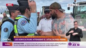 Les agriculteurs attendent Gabriel Attal de pied ferme