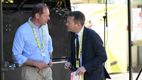 Christian Prudhomme et David Lappartient en 2022