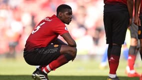 Paul Pogba sous les couleurs de Manchester United, à Old Trafford le 12 mai 2019