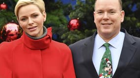 Charlene et le prince Albert de Monaco.