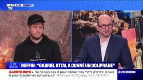 Ruffin : "Gabriel Attal a donné un doliprane" - 27/01