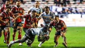 Racing 92-Toulon lors du match aller.